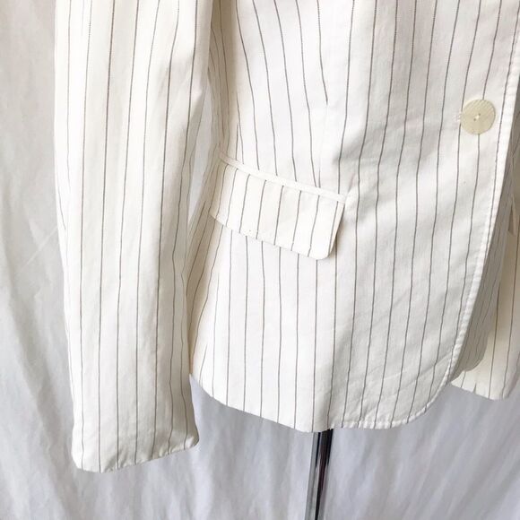 Faconnable pinstripe blazer size 2 - Picture 5 of 10
